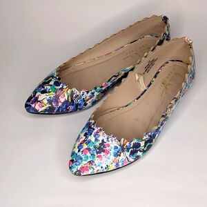 Floral Ballet Flats Size 6 By Nicole Miller.  Stunning.